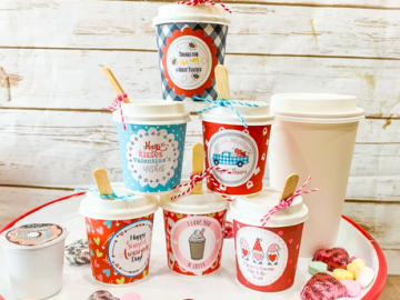 Valentine Coffee Cup Gift Card Holders only $6.99 + shipping!