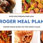 kroger meal plans 1/19