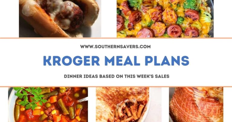 kroger meal plans 1/19