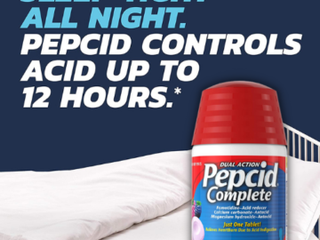 25-Count Pepcid Complete Acid Reducer + Antacid Chewable Tablets as low as $5.95 Shipped Free (Reg. $9.94) | 24¢ each tablet!