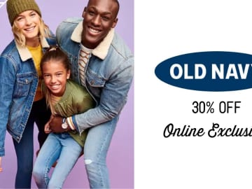 Old Navy | 30% Off Your Entire Purchase