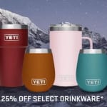 YETI | 25% Off Tumblers + Free Shipping