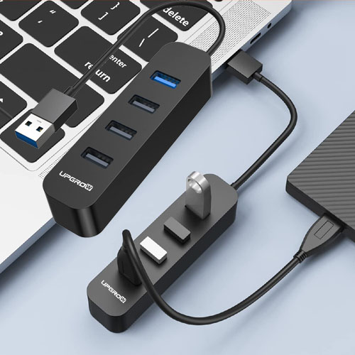 USB 3.0 Hub 4-Port USB Hub with 5 Gbps USB Splitter $6.92 After Code (Reg. $11.92) – FAB Ratings!