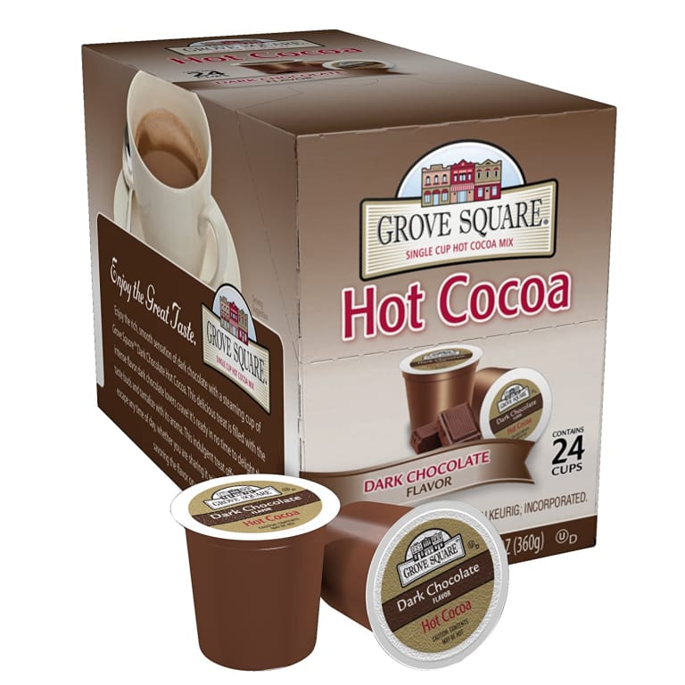 24 Pack Grove Square Hot Cocoa Pods, Dark Chocolate as low as $9.34 Shipped Free (Reg. $11) – 3K+ FAB Ratings! $0.39 / Pod