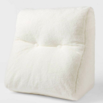 Room Essentials Sherpa Wedge Bed Rest Pillow only $10!