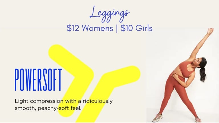 Old Navy Deal | $12 Leggings For Women