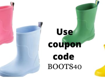 Totes Coupon Code | Kids Rain Boots for $19.80