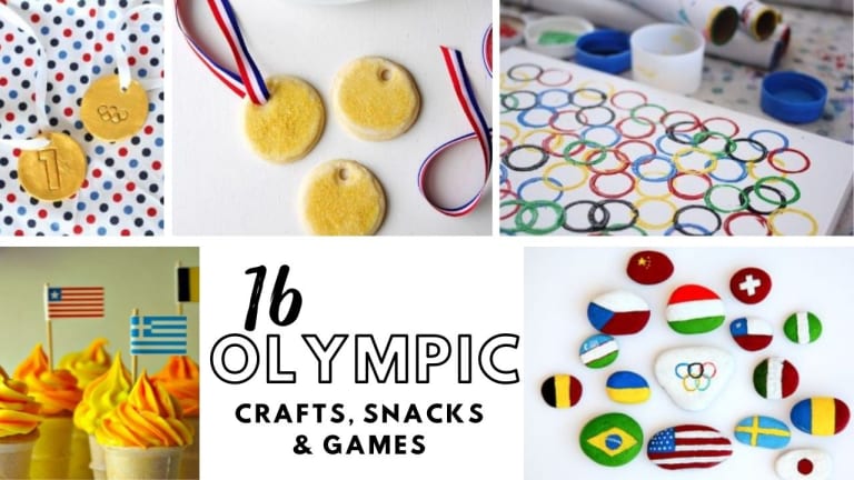 16 Kid Friendly Olympic Crafts, Snacks & Games!