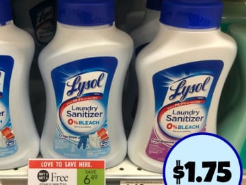 Lysol Laundry Sanitizer Just $4.49 At Publix