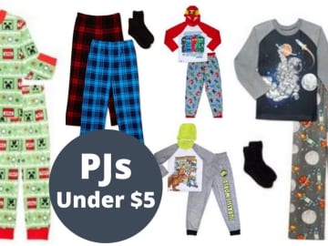 Kids PJs As Low As $4.34