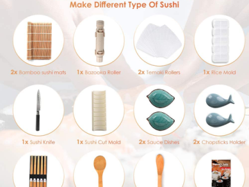 Becoming a Sushi Making Pro at Home with this FAB Sushi Making Kit, Just $20.66