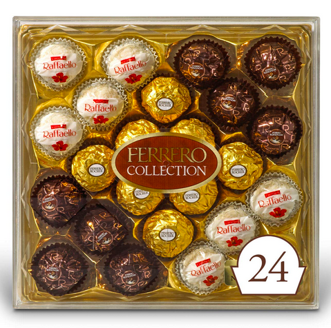 Ferrero Rocher Fine Hazelnut Chocolates, 24 Count only $7.49 shipped!