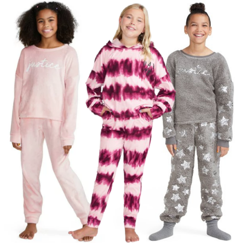 Justice Girls 2-Piece Pajama Sets $4.74 (Reg. $18)