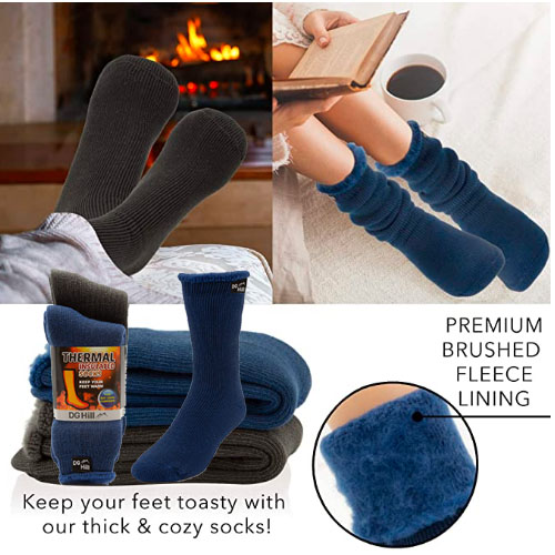 2-Pack DG Hill Thermal Socks for Winter $17.09 (Reg. $30) – FAB Ratings! | $8.55 each! Save extra 5% off with coupon!