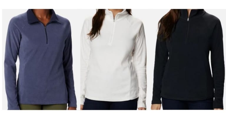 Columbia Half-Zip Fleece for $29.99