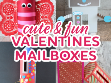 Crafty Valentines Mailboxes for Kids