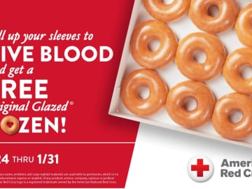 Donate Blood, Get Free Dozen Krispy Kreme Donuts