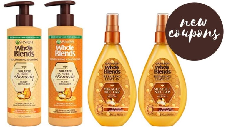 New Garnier Coupons | Get Select Whole Blends Haircare for $1.50