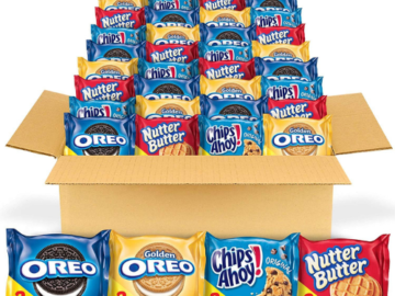 112-Count OREO Original, OREO Golden, CHIPS AHOY! & Nutter Butter Cookie Snacks Variety Pack as low as $10.95 Shipped Free (Reg. $12.88) | 10¢ each cookie!