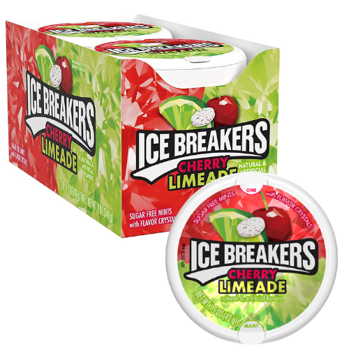 8-Count ICE BREAKERS Cherry Limeade Flavored Mints Puck 1.5 oz. as low as $11.19 Shipped Free (Reg. $15.99) | $1.40 each!