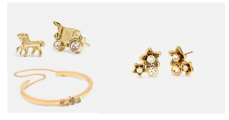 Coach Outlet Sale | Horse & Carriage Stud Earrings for $19.72