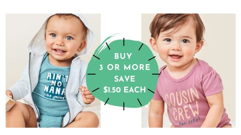 Carter’s | Stock Up Sale On Bodysuits & Tees