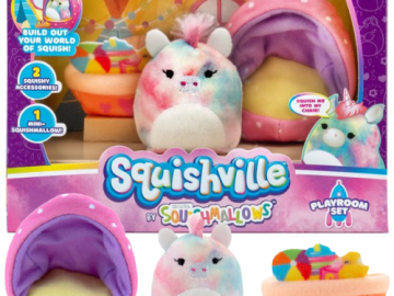 Squishmallows Squishville Set $13.90 (Reg. $24) | Includes Mini Plush & 2 Accessories!