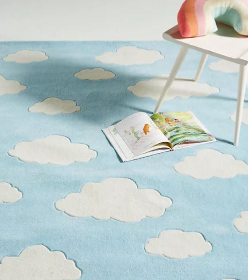 clouds rug