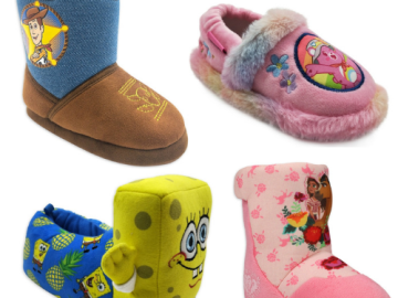 Kids Character Slippers from $5 (Reg. $24.99) | SpongeBob, Batman, Care Bear & More!