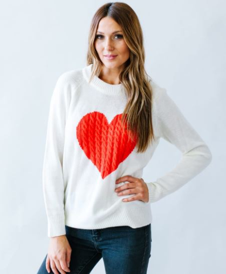 heart sweater