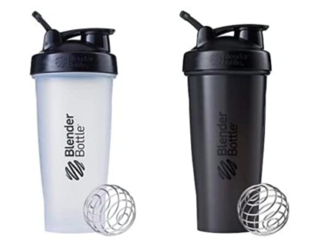 BlenderBottle Classic Shaker Bottle Perfect for Protein Shakes and Pre Workout, 28-Ounce (2 Pack)