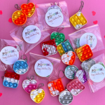 Pop It Bundle with Valentine Sticker (Set of 10)