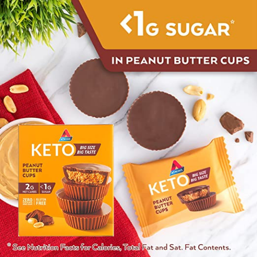 8 Count Atkins Keto Peanut Butter Cups $7.49 (Reg. $9.98) – FAB Ratings! | 94¢/Cup