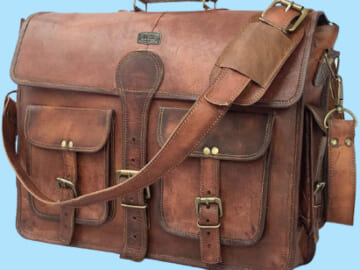 Today Only! Messenger Bags, Duffel Bags and Leather Journals from $8.79 (Reg. $11+)