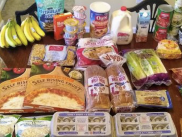 Brigette’s $85 Grocery Shopping Trip and Weekly Menu Plan for 6