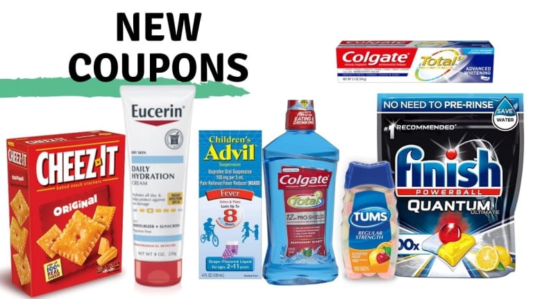 30+ New Coupons: Cheez-Its, Gerber, Finish & More