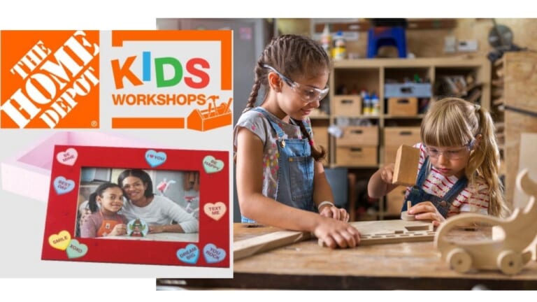 Home Depot | Free Kids’ Valentine’s Photo Kit