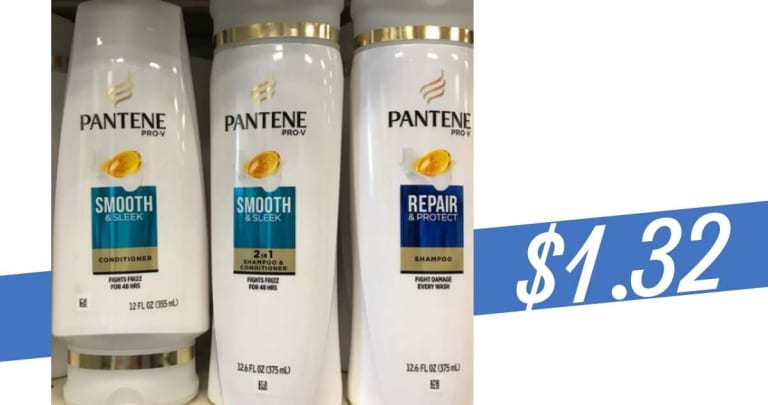 Kroger Mega Event | Pantene Shampoo & Conditioner $1.32