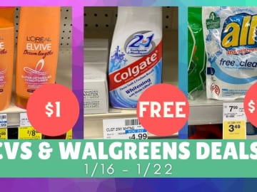 Video: Top CVS & Walgreens Deals 1/16-1/22