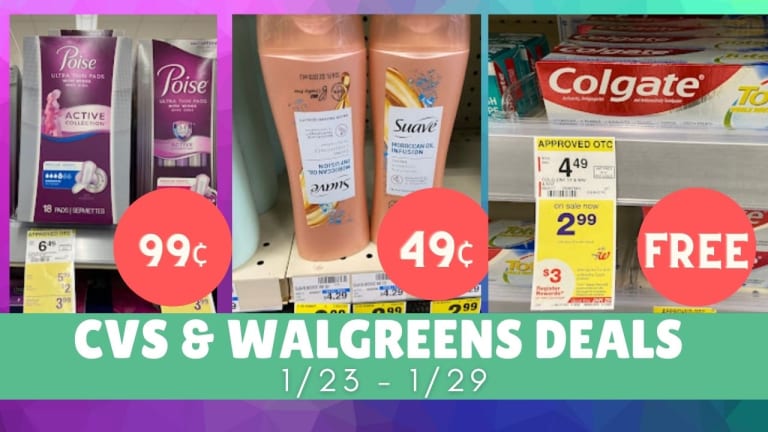 Video: Top CVS & Walgreens Deals 1/23-1/29