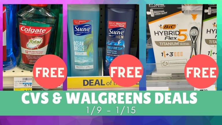 Video: Top CVS & Walgreens Deals 1/9-1/15