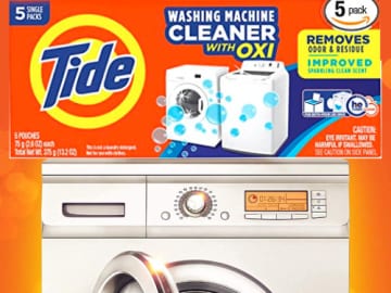 5-Count Washing Machine Cleaner by Tide as low as $8.77 Shipped Free (Reg. $11.49) – FAB Ratings! | $1.75 each!