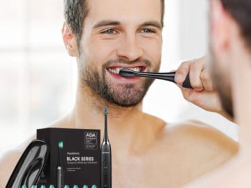 Today Only! Aquasonic Powered Ultra Whitening Toothbrushes $25.12 Shipped Free (Reg. Up to $60) – Thousands of FAB Ratings!