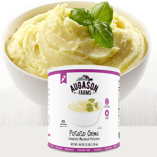 Augason Farms Potato Gems Complete Mashed Potatoes 3 lbs. $14.88 (Reg. $27.99) – FAB Ratings! Makes 45 Servings – $0.33/Serving