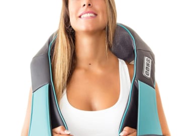 Today Only! InvoSpa Shiatsu Back, Shoulder, and Neck Massager with Heat $33.97 Shipped Free (Reg. $70) – 39K+ 4.4/5 stars!