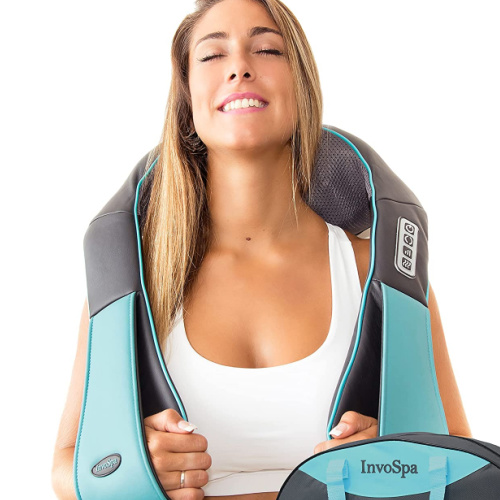 Today Only! InvoSpa Shiatsu Back, Shoulder, and Neck Massager with Heat $33.97 Shipped Free (Reg. $70) – 39K+ 4.4/5 stars!