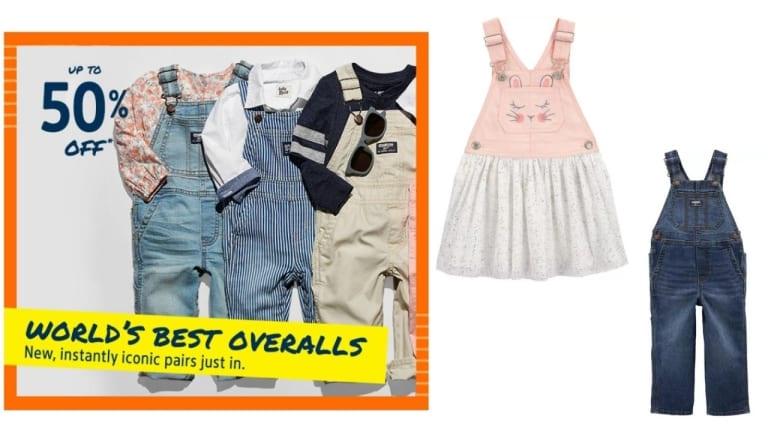 OshKosh B’Gosh | 50% Off Denim Overalls