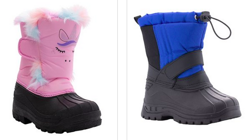 Kid’s Snow Boots as low as $6.99!