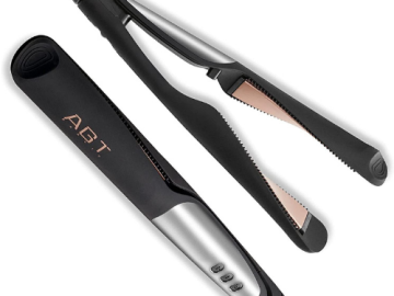 2-in-1 Flat Iron & Curling Iron $13.99 After Code (Reg. $35) + Free Shipping | Adjustable Temp for All Hair Types