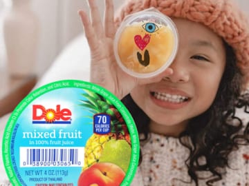 36 Pack DOLE FRUIT BOWLS, Mixed Fruit as low as $20.15 Shipped Free (Reg. $26.99) – $0.56/ 4-Oz Cup